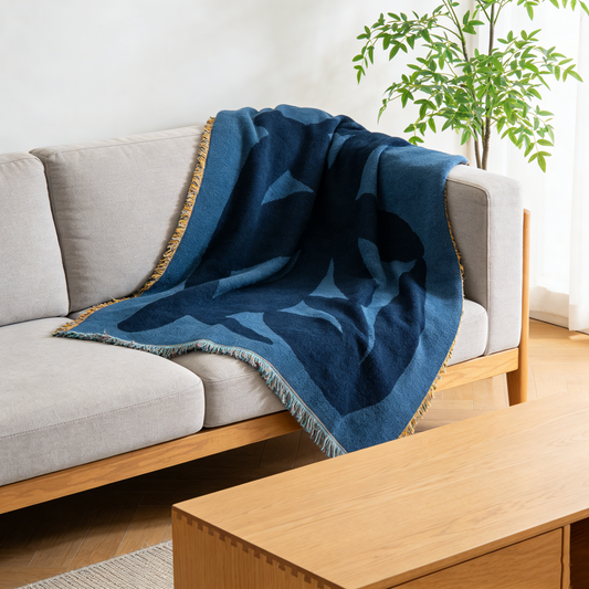 Artist Recycled Cotton Throw