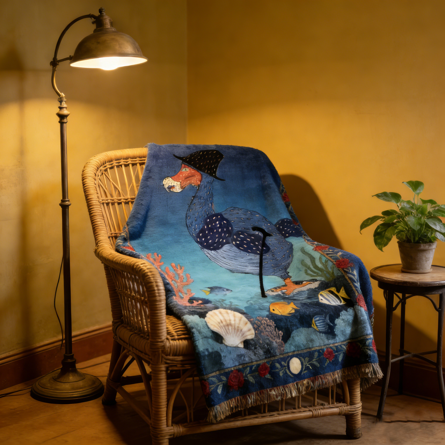 Rich Fabric Texture Throw